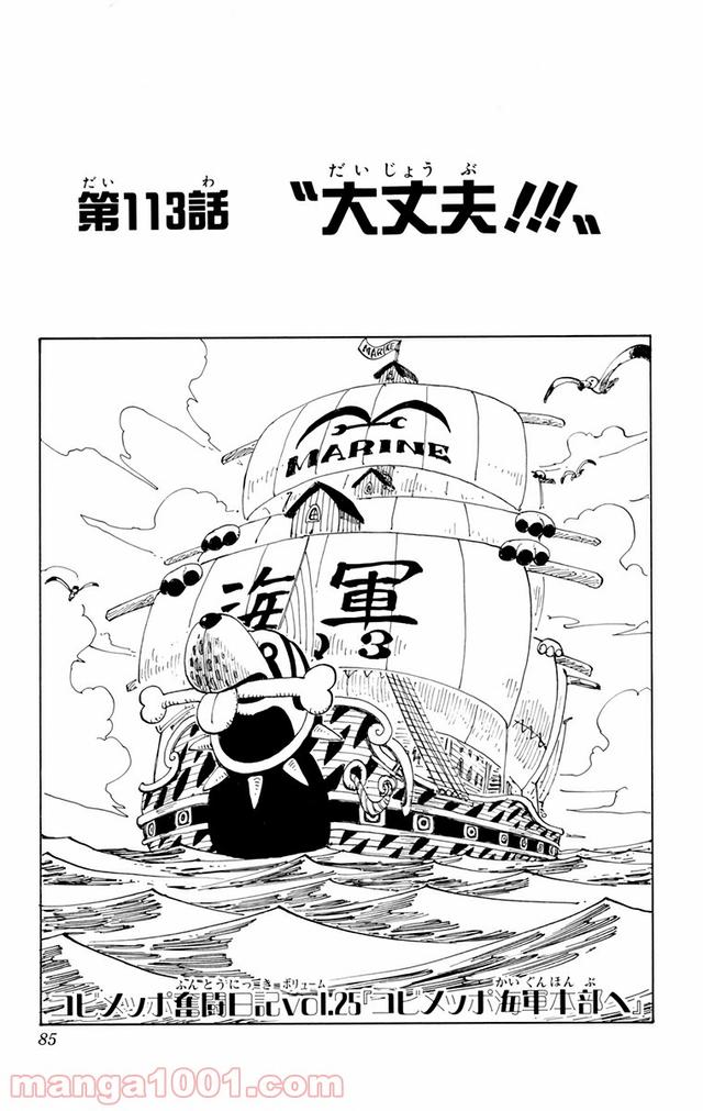 ワンピース - 第113話: 第113話