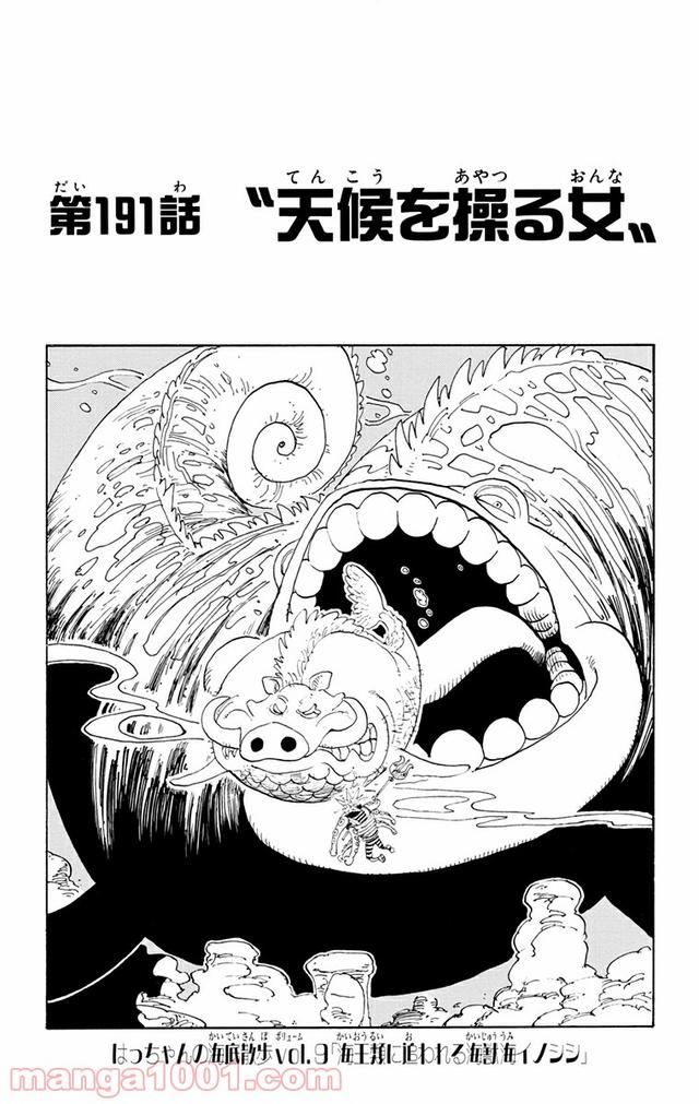 ワンピース - 第191話: 第191話